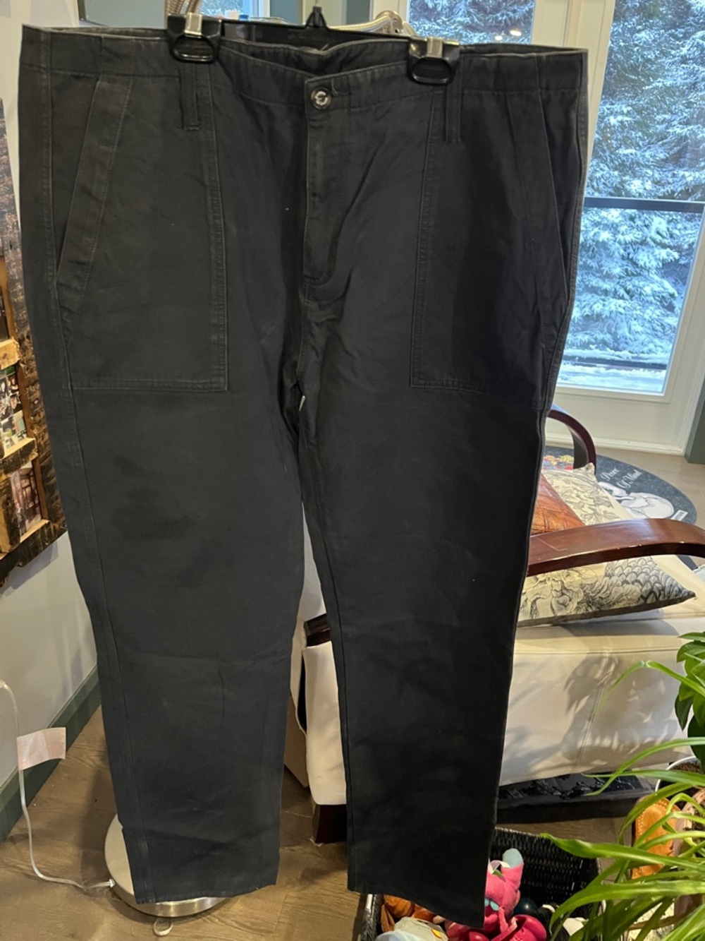Diamond Supply Co. Black Chinos - Straight Casual Fit